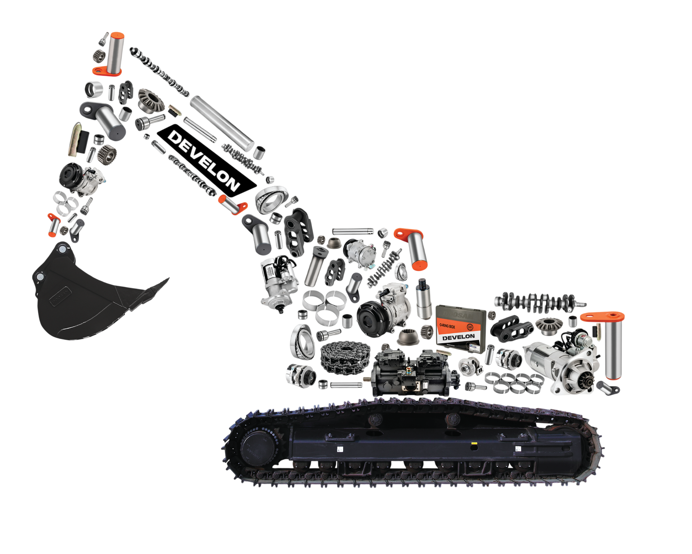 Heavy equipment engine
